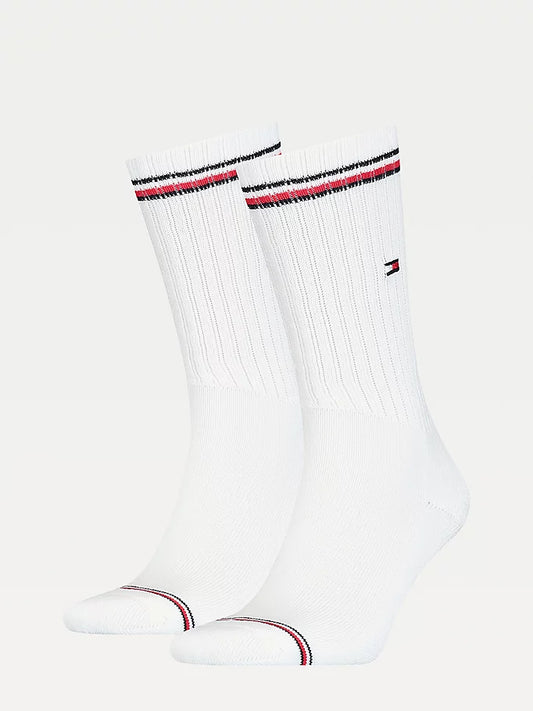 Tommy Hilfiger 2 Pack Iconic Sport Sock White