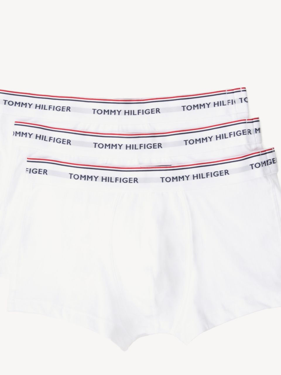 Tommy Hilfiger 3 Pack Repeat Logo Trunks White