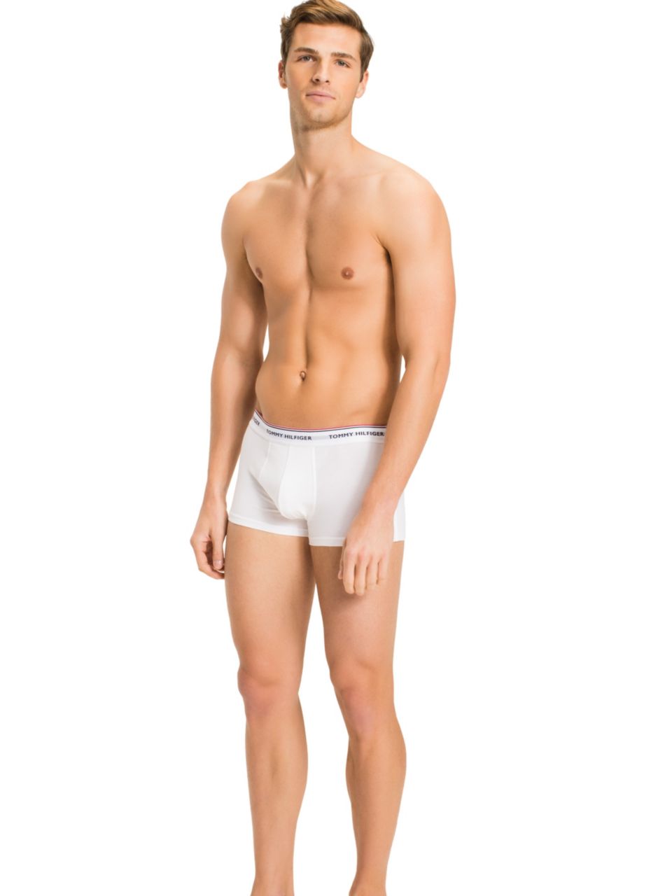 Tommy Hilfiger 3 Pack Repeat Logo Trunks White